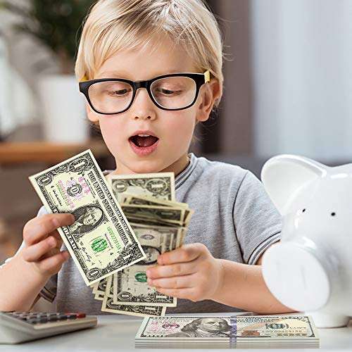 Orcalo Fake Money Prop Money Dollar $3,760 Fake Dollar Bills Play Money USD Cinema Props Prop Stack
