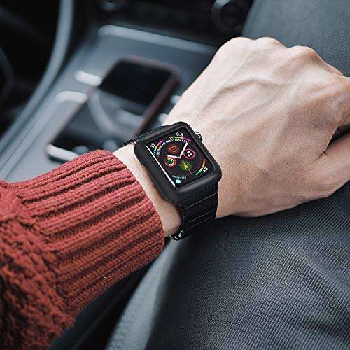 MENEEA for Apple Watch Series 4 Case Protector, Ultra-Thin Anti-Scratch Flexible Case Soft Protec...