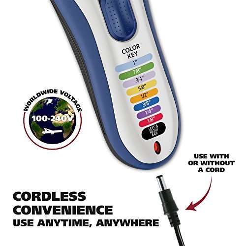 Wahl Clipper Color Pro Cordless Rechargeable Hair Clippers, Hair trimmers, 21 pieces Hair Cutting...
