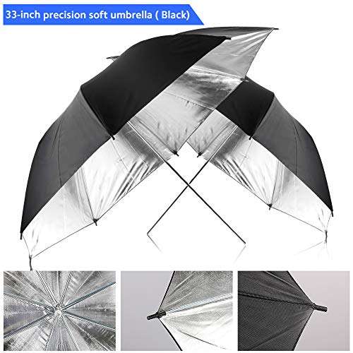 Photography Umbrella Continuous Lighting Kit 600W Photography Photo Video Portrait Studio Day Lig...