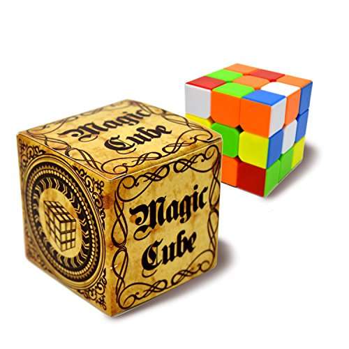 JOYIN Speed Cube 2 Pack Magic Rubix Cube 3x3 and 2x2 Rubiks Cube, Easy Turning Stickerless Anti-P...