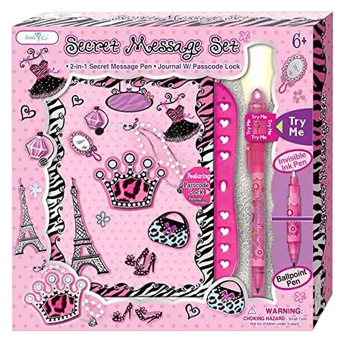 Girls Diary - 5, 6, 7, 8, 9, 10 Year Old Girl Gifts - Secret Diva Journal Notebook Set with Passc...