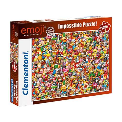 Clementoni 39388 "Impossible Emoji" Puzzle (1000-Piece)