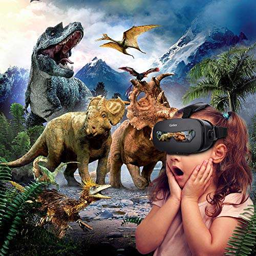 Canbor VR Headset with Remote Controller, Virtual Reality Headset 3D VR Goggles Glasses for 3D Mo...