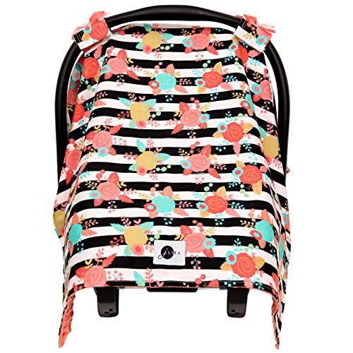 Carseat Canopy - Car seat covers for babies - Baby car seat cover - Car seat canopy for girls new...