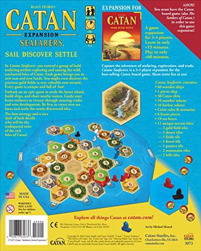 Mayfair Games Catan Expansion Seafarers Board Game