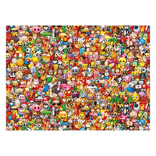 Clementoni 39388 "Impossible Emoji" Puzzle (1000-Piece)