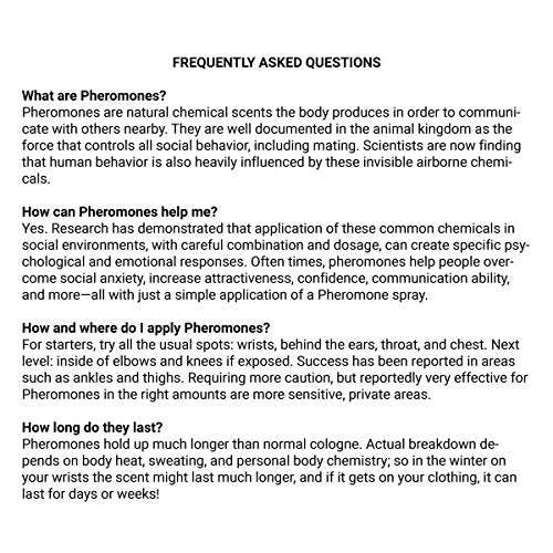 Pheromones to Attract Women for Men (Gentlemen) - Exclusive, Ultra Strength Organic Fragrance...
