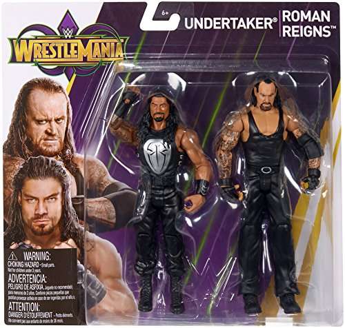 WWE Wrestlemania Undertaker and Roman Reigns Figure 2Pack