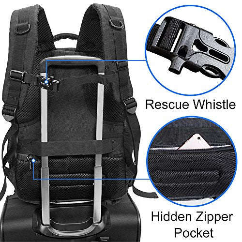 CADeN Camera Backpack Professional DSLR Bag with USB Charging Port Rain Cover Photography Laptop ...