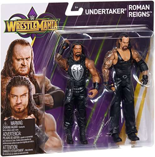 WWE Wrestlemania Undertaker and Roman Reigns Figure 2Pack