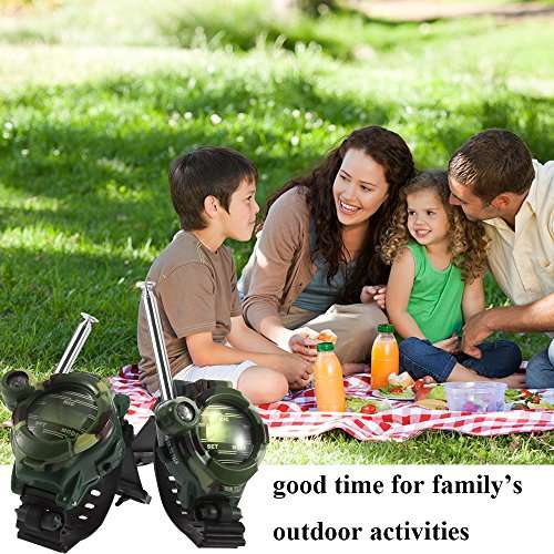 Mokiki Walkie Talkie Watches for Kids, Two-Way Long Range Radio Transceiver, Digital Wrist Walky ...