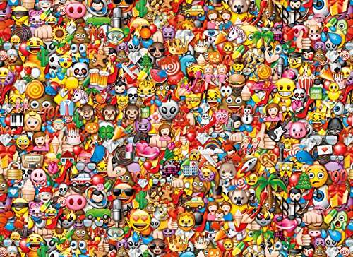 Clementoni 39388 "Impossible Emoji" Puzzle (1000-Piece)