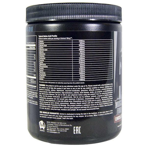 Universal Nutrition, Animal Muscle Food, Whey, Chocolate, (135 g)