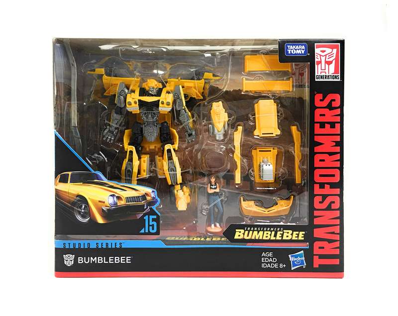 Transformers Studio Series Deluxe Class Rebekah's Garage Bumblebee with Charlie Exclusive Figure