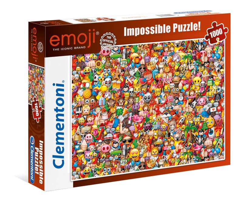 Clementoni 39388 "Impossible Emoji" Puzzle (1000-Piece)
