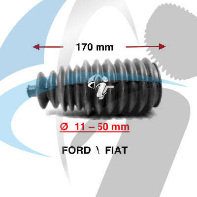 FORD/FIAT CV BOOT 11MM-50MM