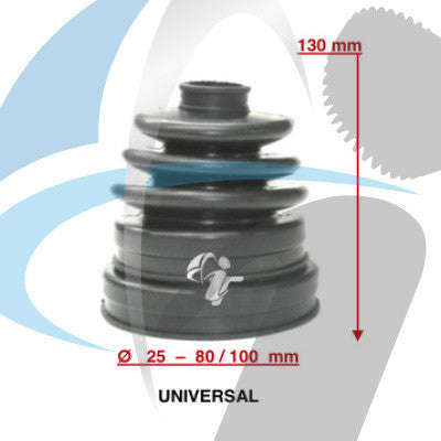 UNIVERSAL CV BOOT 25MM-80/100MM X