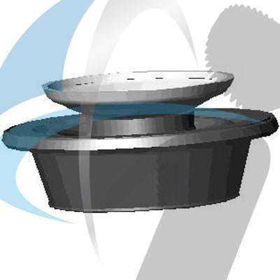 VOLKSWAGEN GOLF II   84-92 SHOCK MOUNTING FRONT