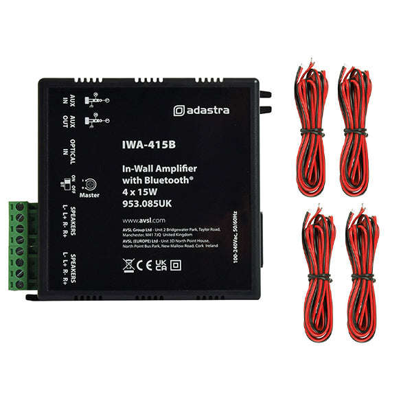 Compact Bluetooth Stereo Amplifier 4x15W
