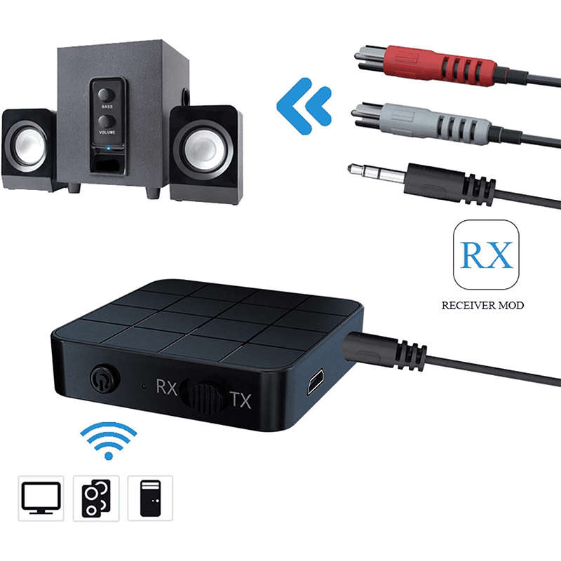 Bluetooth Transmitter & Receiver - Wireless Audio Adapter