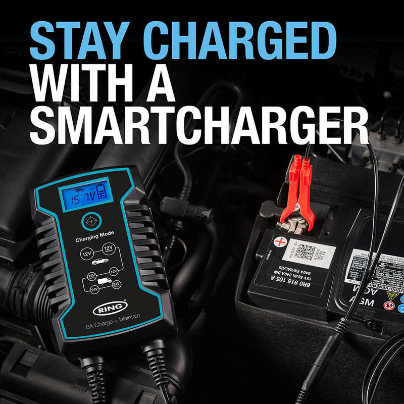 Ring Battery Charger Maintainer 8A 12V/24V