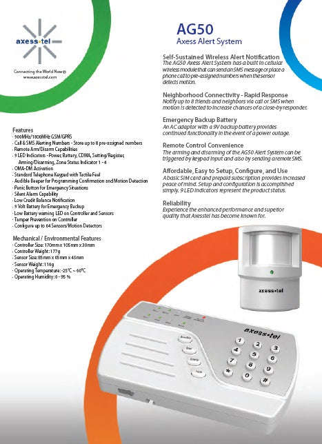 Wireless DIY Alarm System with Upgrade Kit