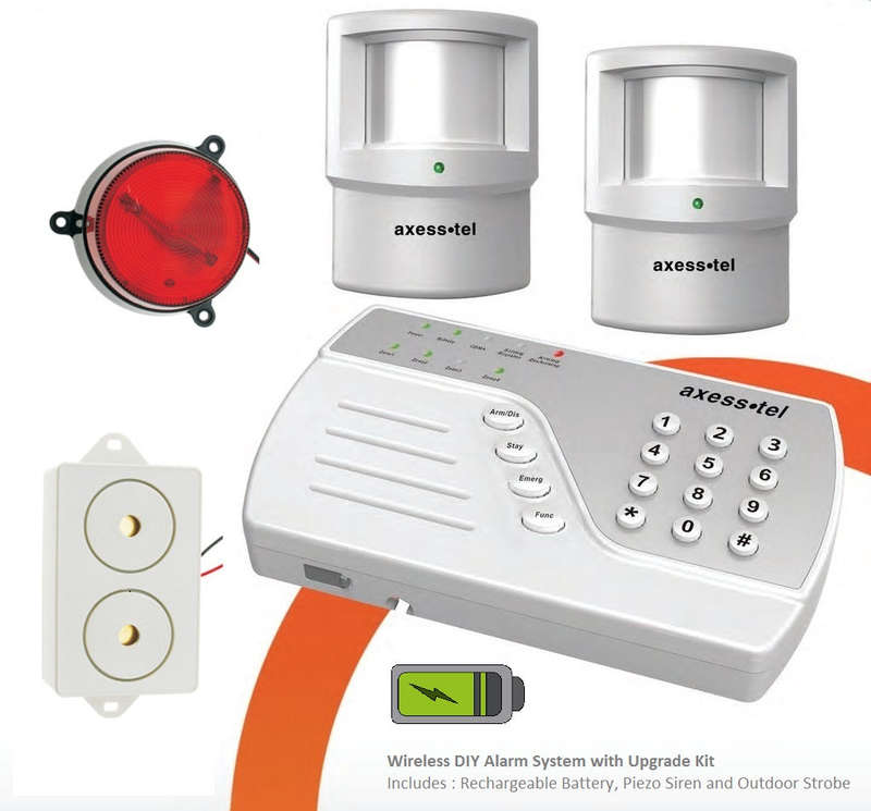 Wireless DIY Alarm System with Upgrade Kit