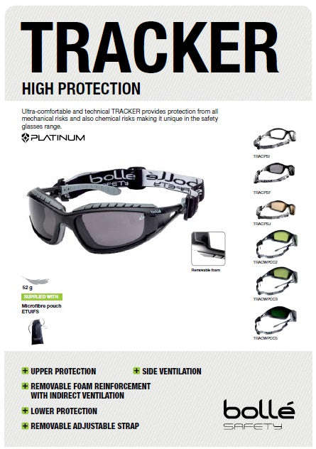 Bolle Tracker Safety Spectacles