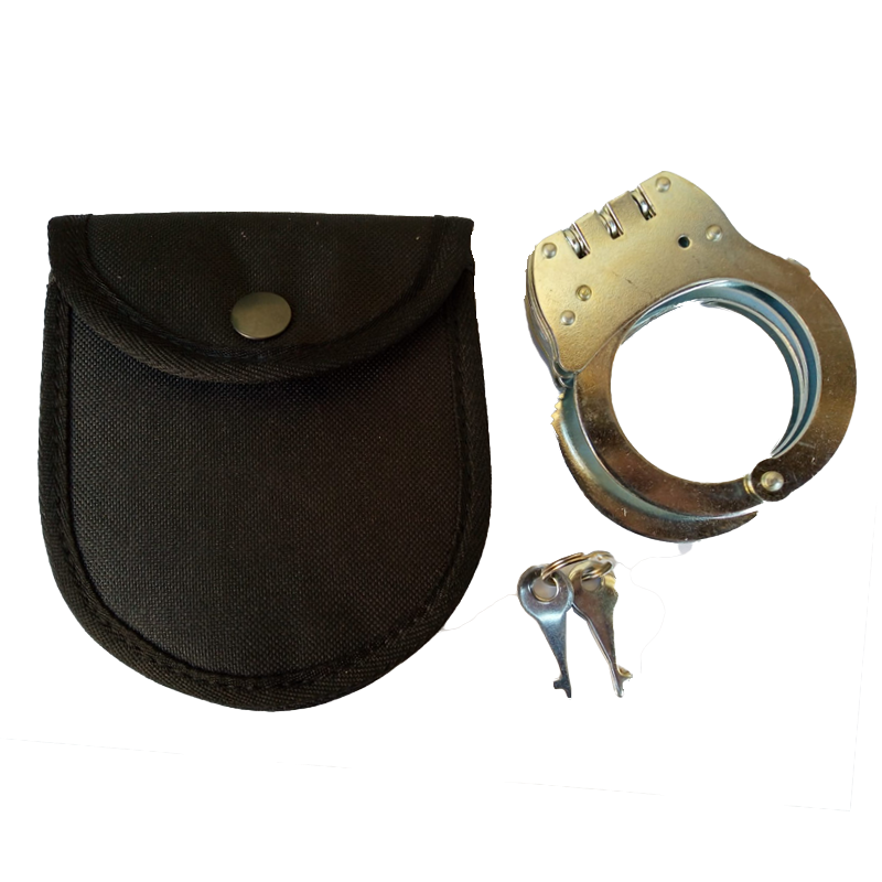 Steel Handcuffs with Pouch
