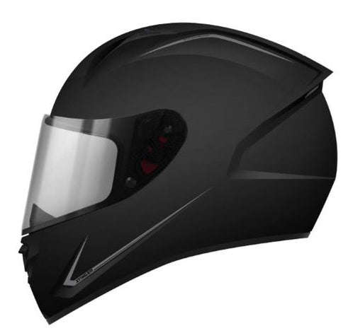 MT Stinger Motorcycle Helmet - Matt Black Solid / L