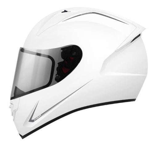 MT Stinger Motorcycle Helmet - Pearl White Solid / S