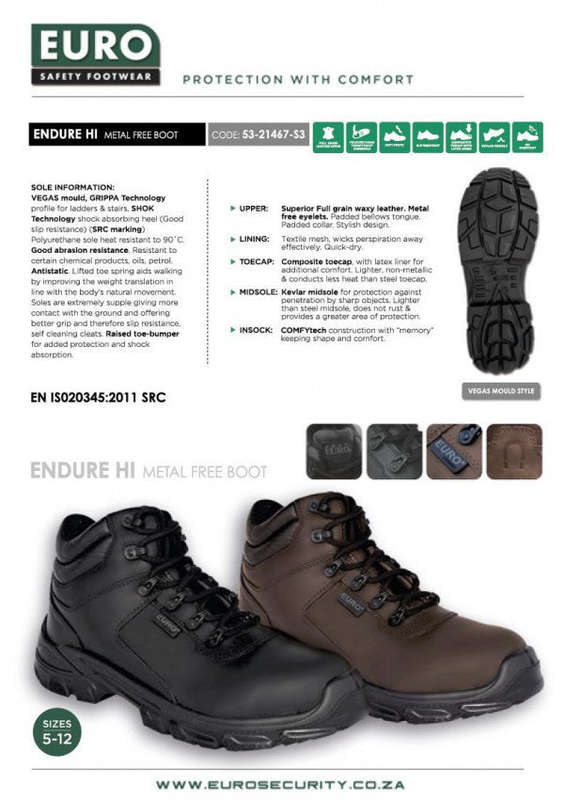 Euro Endure HI Metal-Free Safety Boot