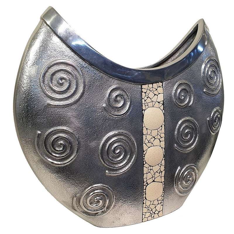 Crescent Vase  Large - Aluminium