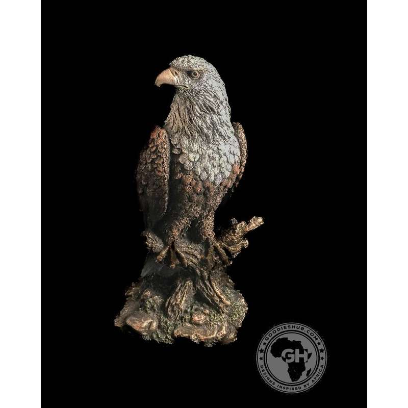 African Fish Eagle Bronzed Sculpture