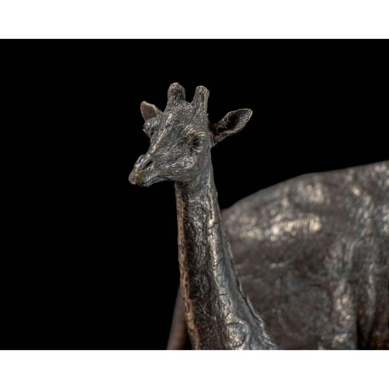 Giraffe Bronzed Sculpture - Twiga