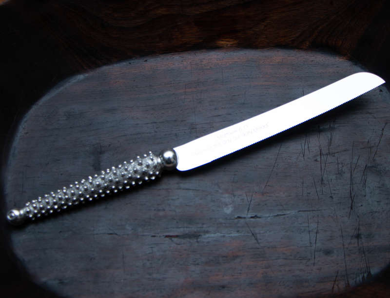 Bread Knife - Studded Collection - Diana Carmichael