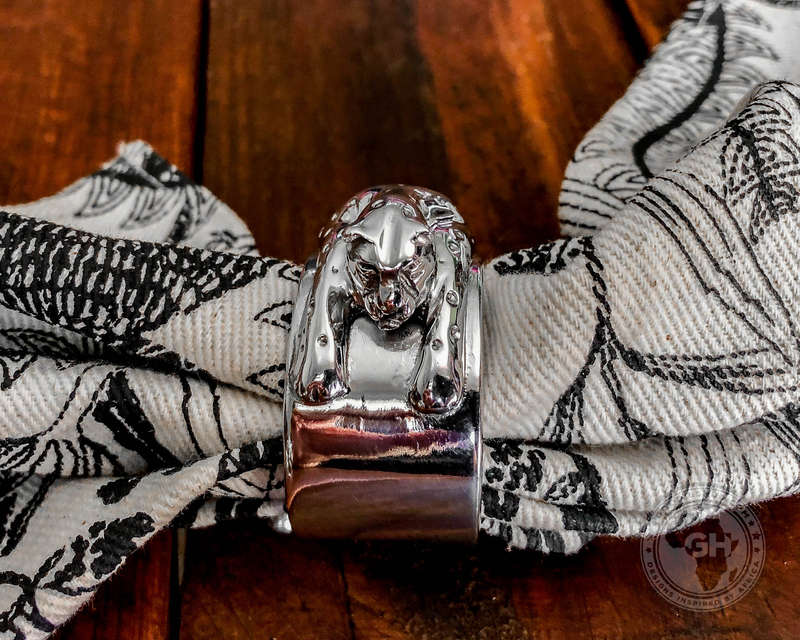 Napkin Ring Cheetah (Set of 4)- Cheetah Africa Collection - Diana Carmichael