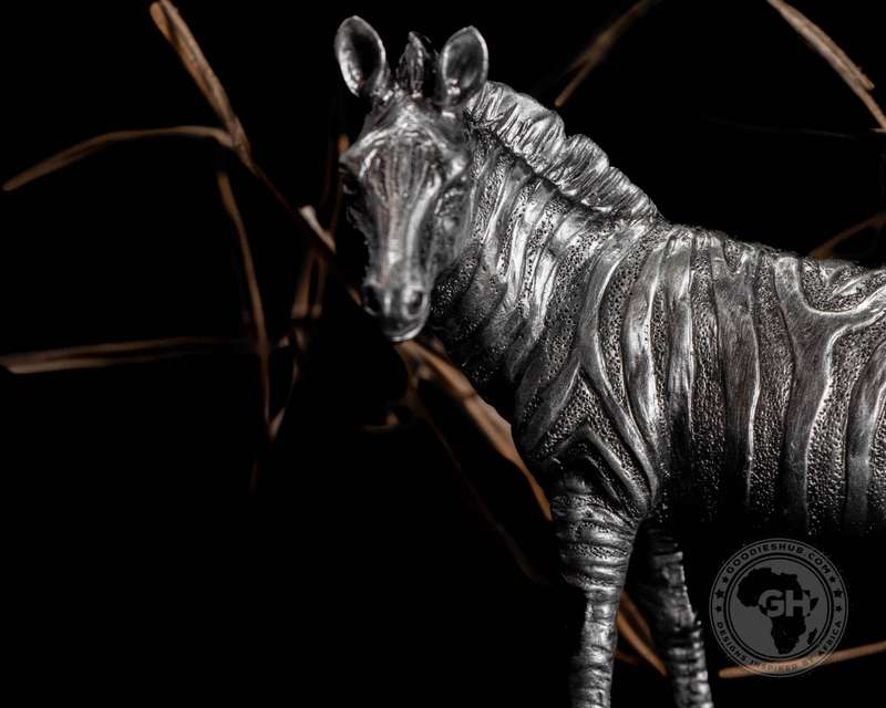 Zebra Pewter Sculpture