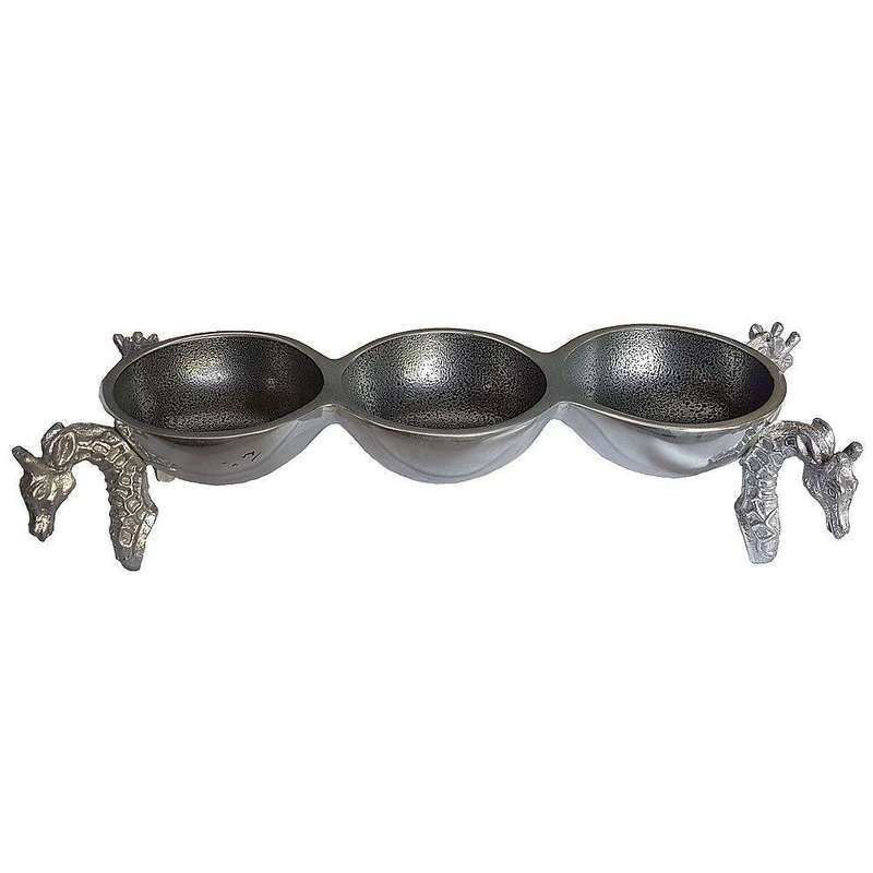 Giraffe Bowl Long - Lamu Aluminium Tableware