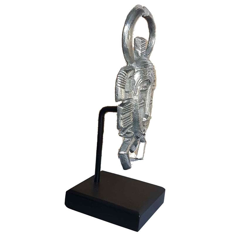 African Mask Senufo Tribe - Aluminium
