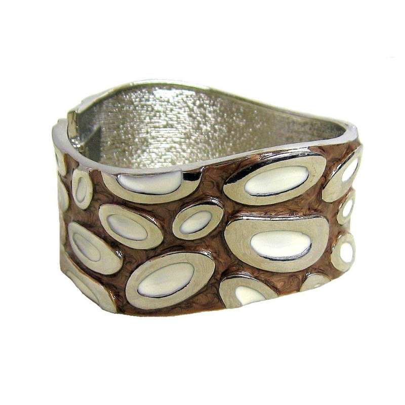 Mawingo Baked Enamel Bangle - Tano