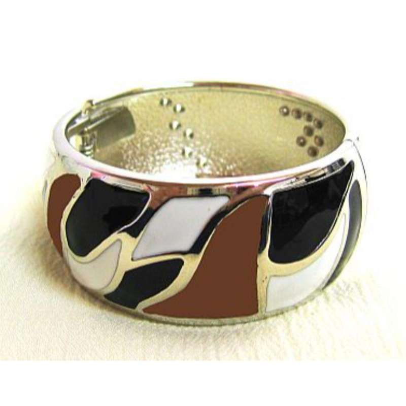 Mawingo Baked Enamel Bangle - Pino