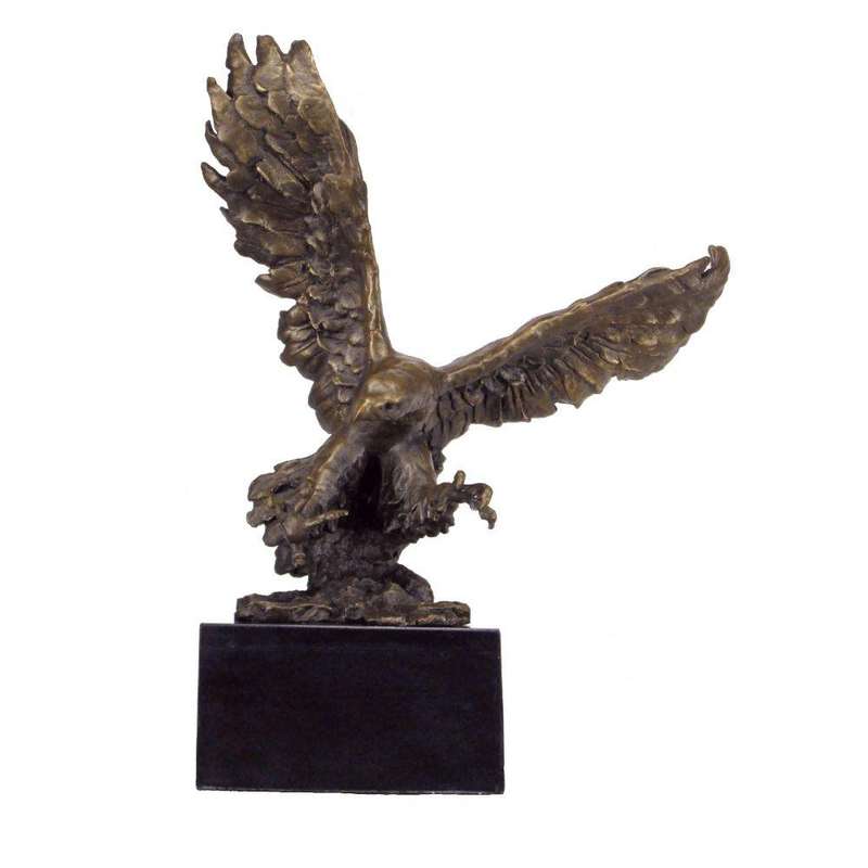 Tawny Eagle Bronze Sculpture