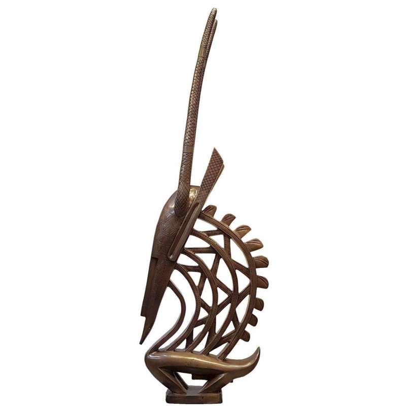 Chi Wara Large Bronze Sculpture