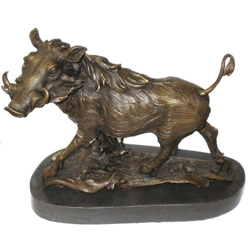 Warthog Bronze Sculpture