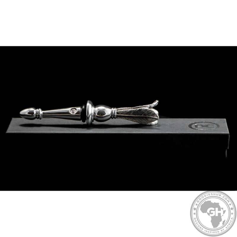 Bottle Stopper 3 Feather - Usiba Lwe Nyoni Collection - Diana Carmichael