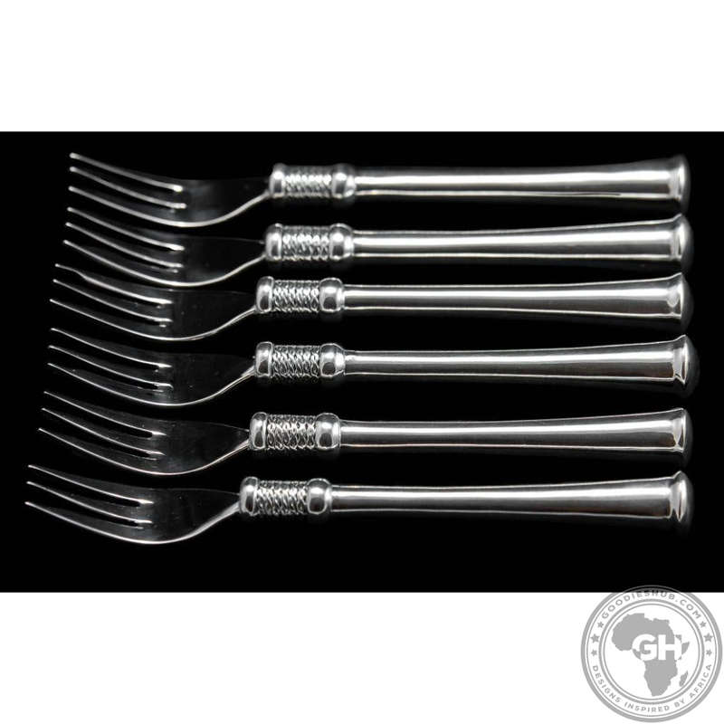 Cake Fork Set of 6 - Noblesse Collection - Diana Carmichael