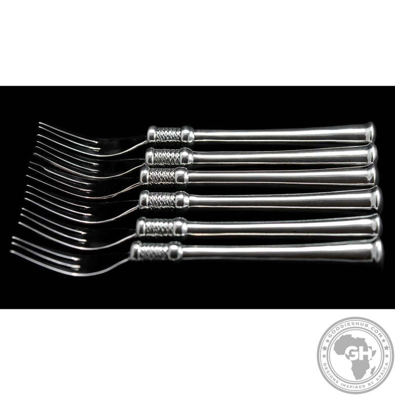 Cake Fork Set of 6 - Noblesse Collection - Diana Carmichael