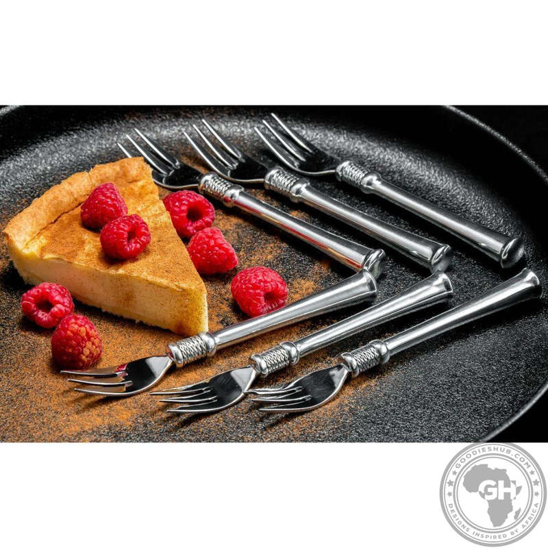 Cake Fork Set of 6 - Noblesse Collection - Diana Carmichael